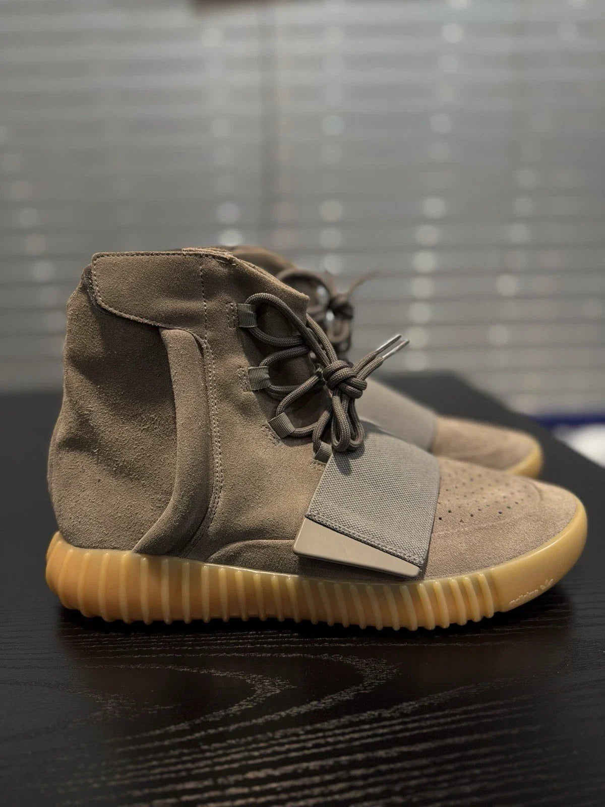 Adidas Yeezy Boost 750 Light Grey Gum Glow In The Dark
